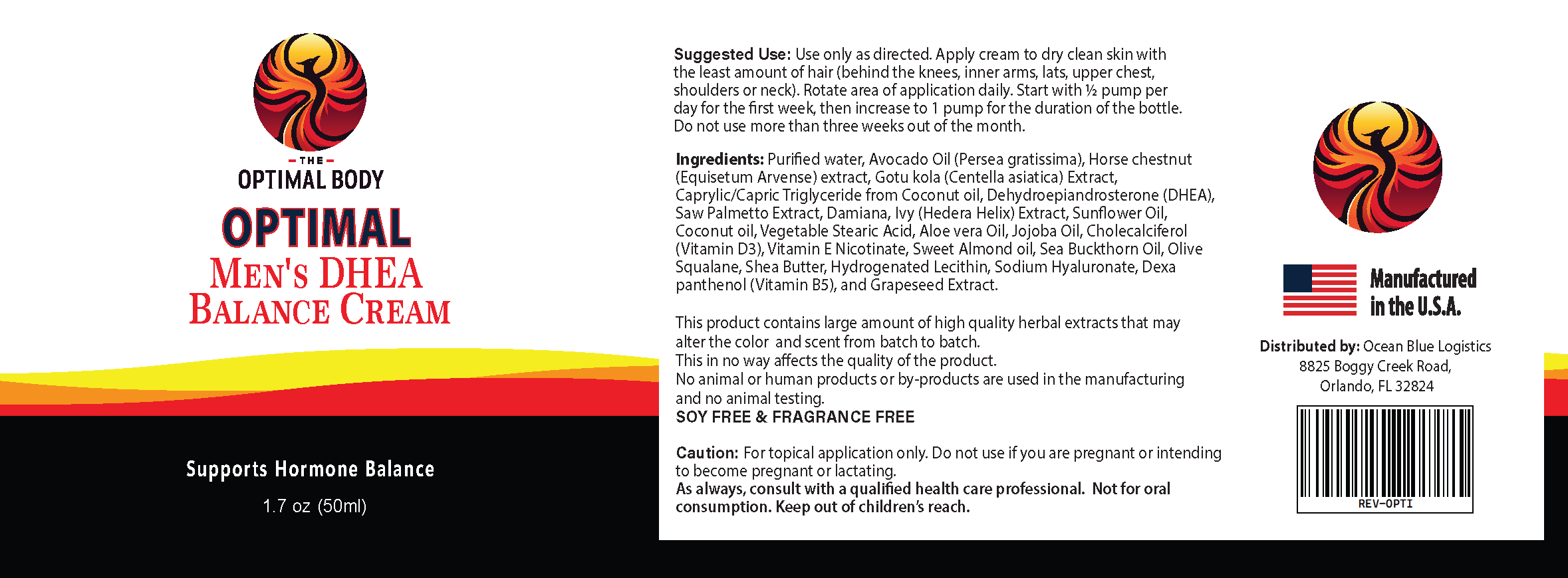 Men's DHEA Balance Cream