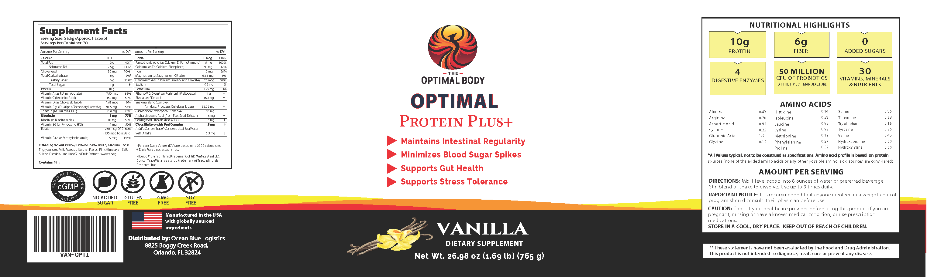 Protein Plus+ (Vanilla)