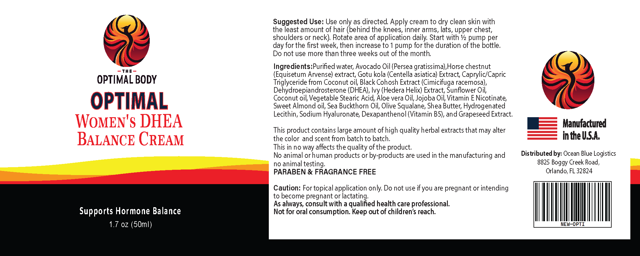 Women's DHEA Balance Cream